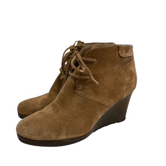 VIA SPIGA BROWN SUEDE LEATHER BOOTIES 219 SZ 9.5