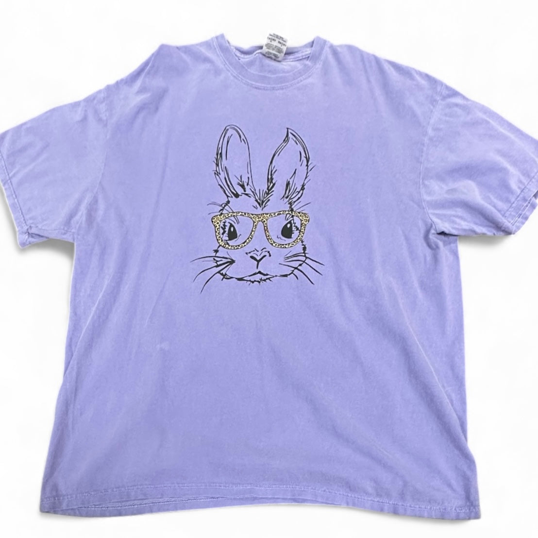 COMFORT COLORS PURPLE RABBIT TSHIRT 100 2XL