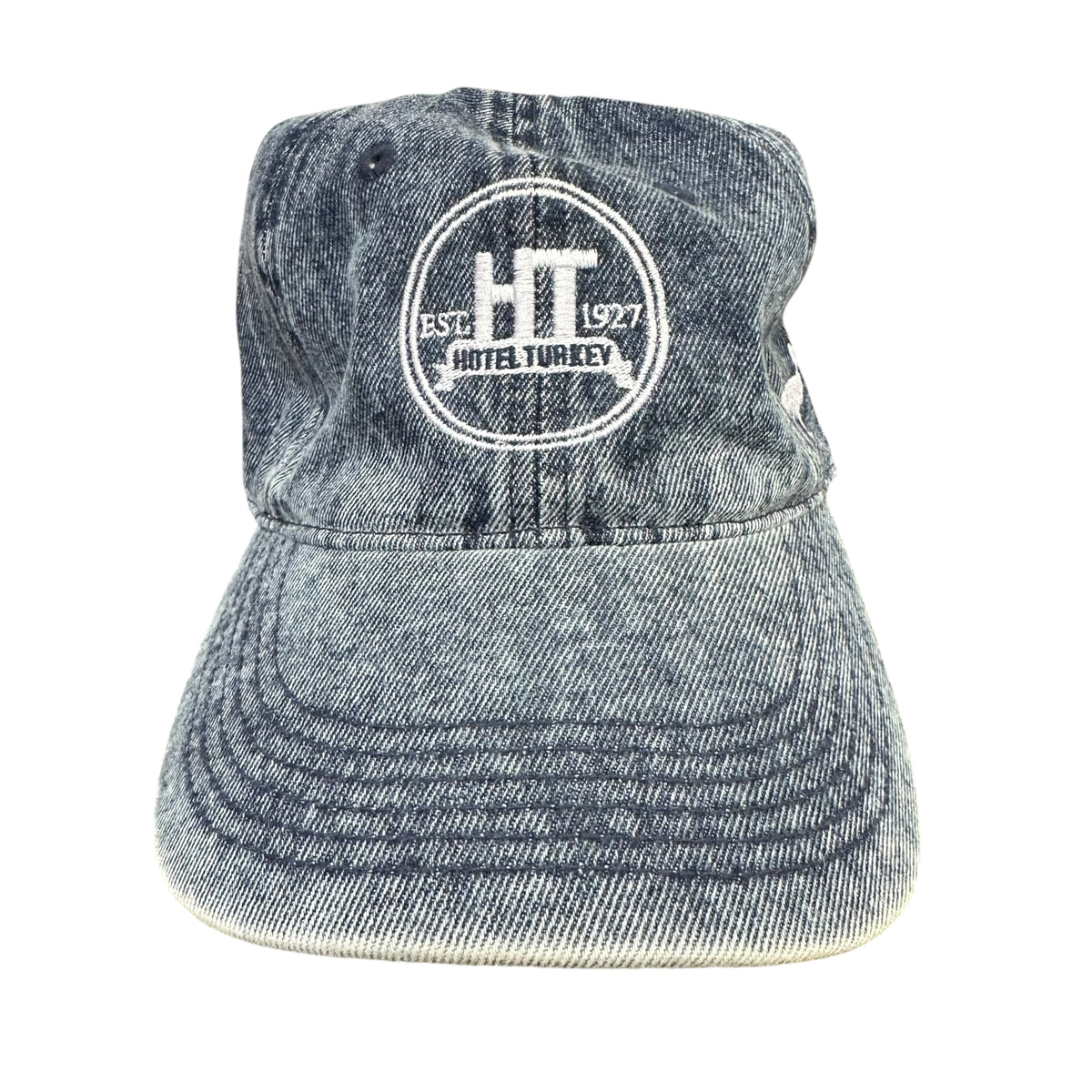 HOTEL TURKEY DENIM BLUE EMBROIDERED CAP 143 OS