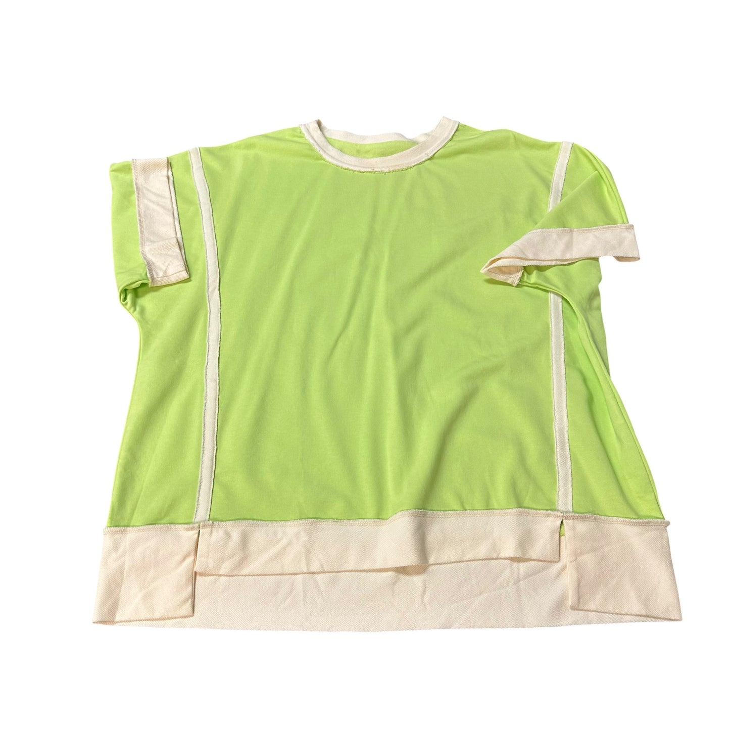 LIME GREEN 2 PC SHORT SET NWOT 100 XL