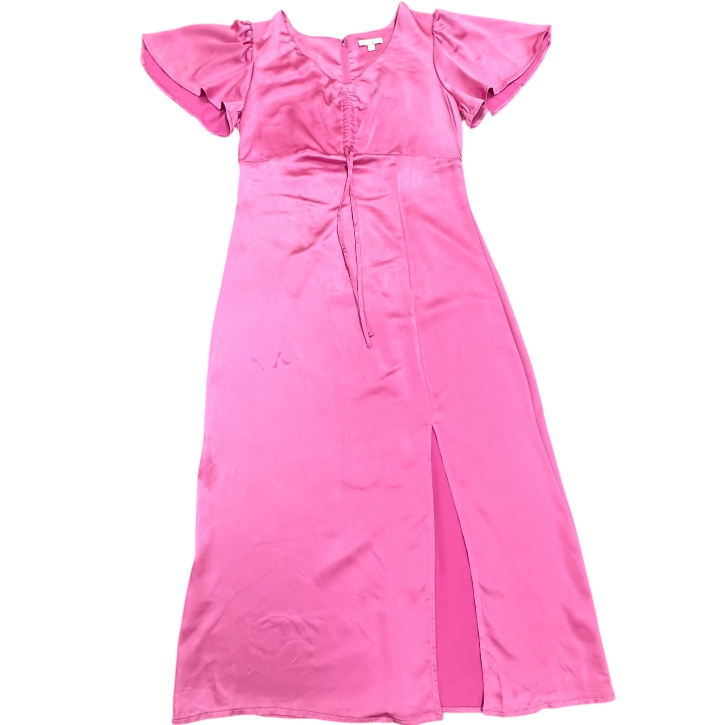GB PINK SATIN FULL LENGTH DRESS 100 LARGE