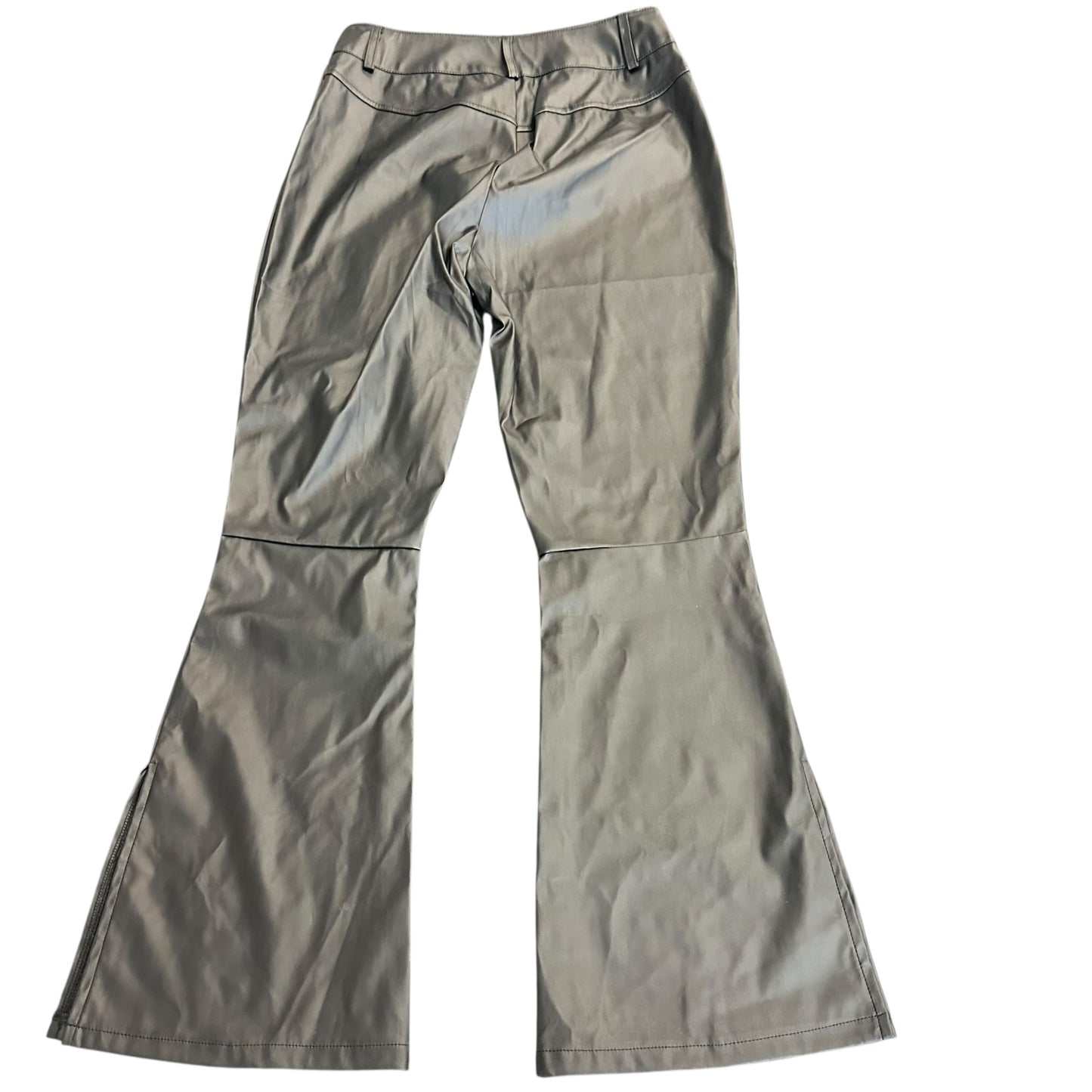 TC ELLIS BLACK FAUX LEATHER FLARE PANTS 251 SMALL