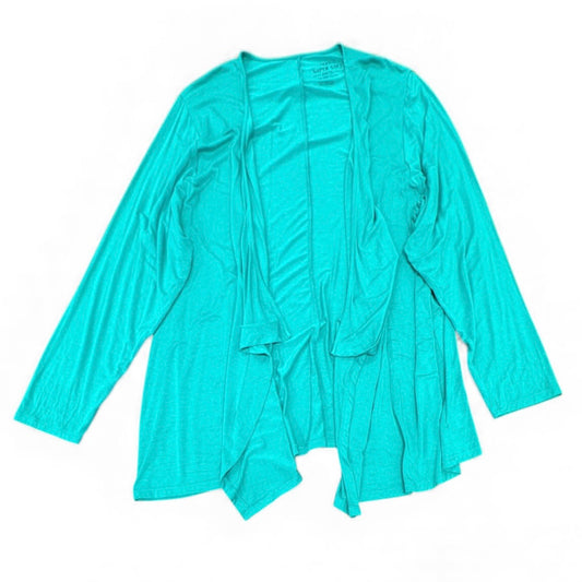 TORRID GREEN OPEN FRONT CARDIGAN 227 4X