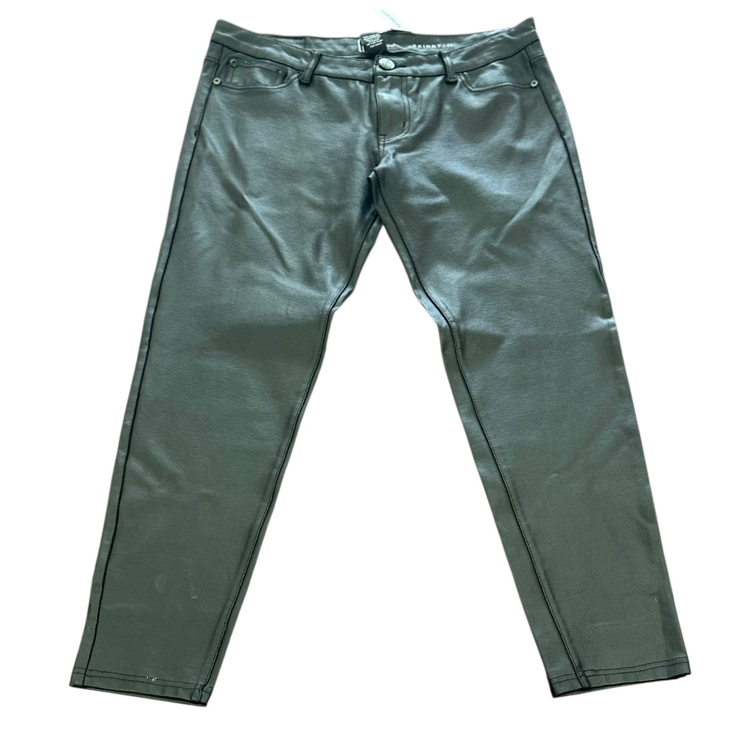 CPJEANS BLACK SHINY PANTS 91 SZ 11