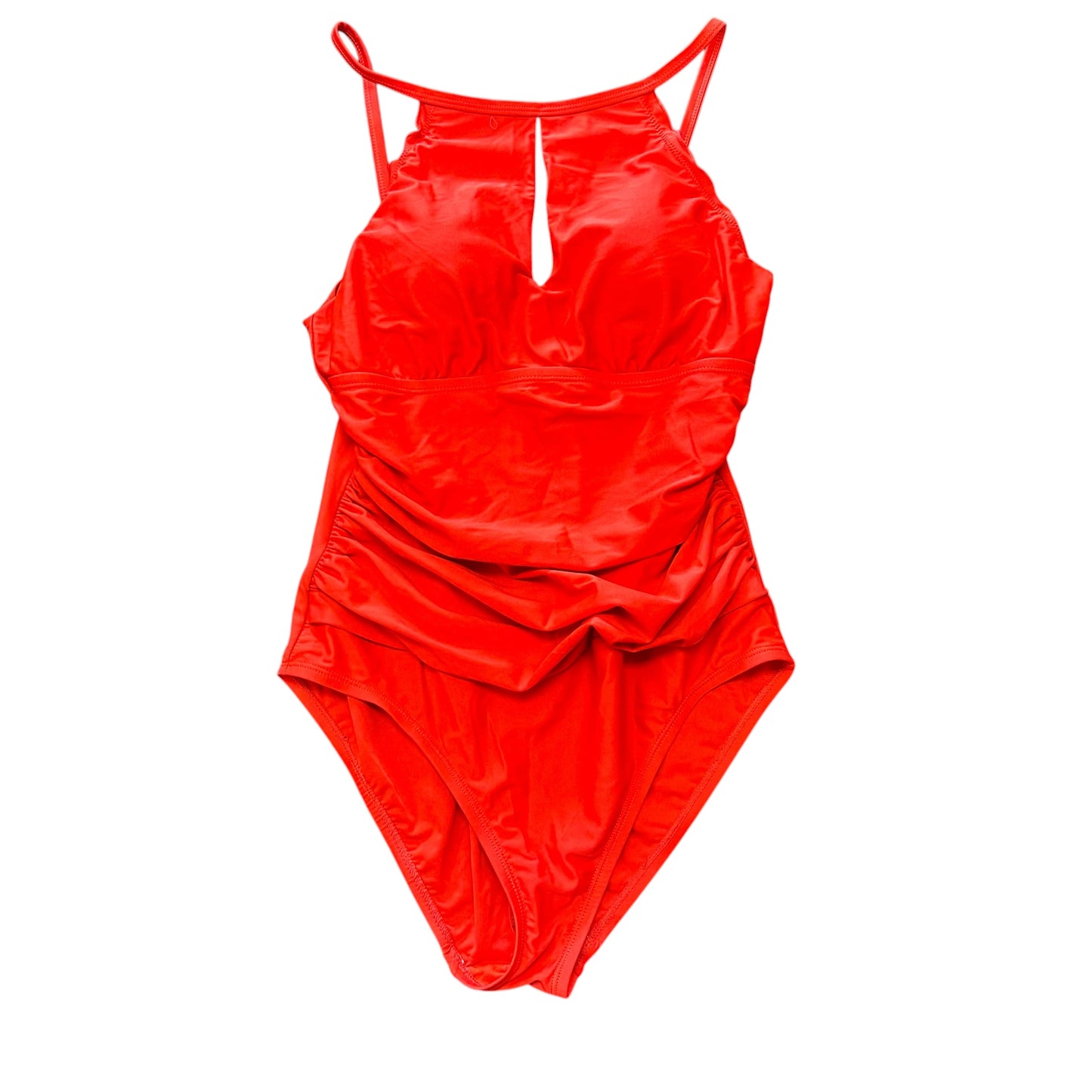 ELLEN TRACY RED SWIMSUIT 268 SZ 12