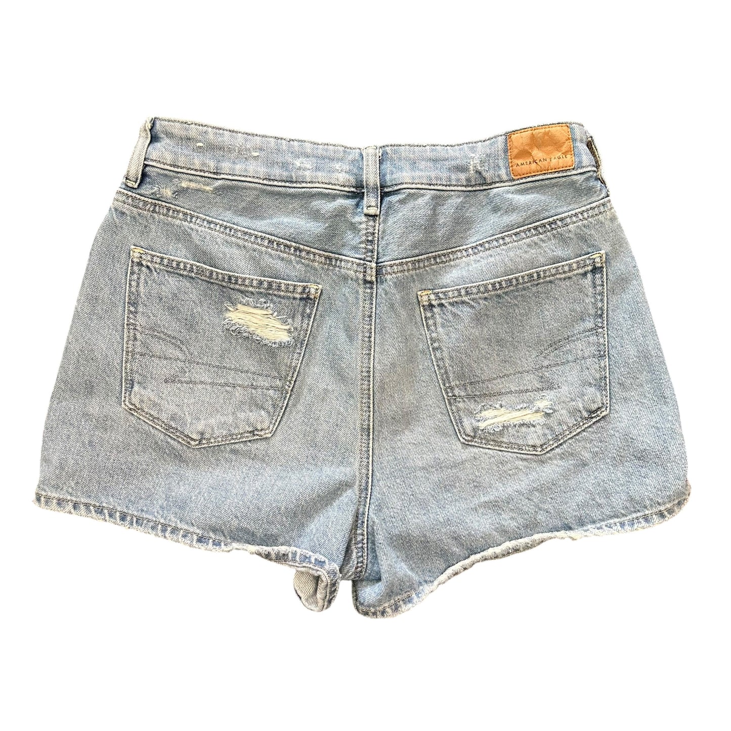 AMERICAN EAGLE BLUE DENIM MOM SKORT 100 SZ 6