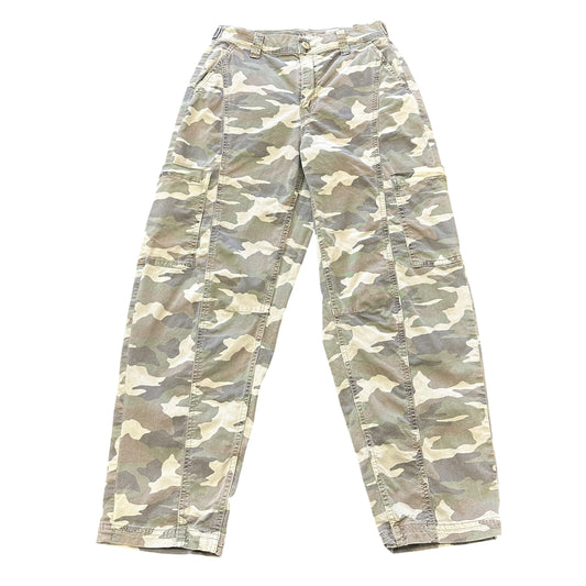 AMERICAN EAGLE CAMO BARREL PANTS 100 SZ 2