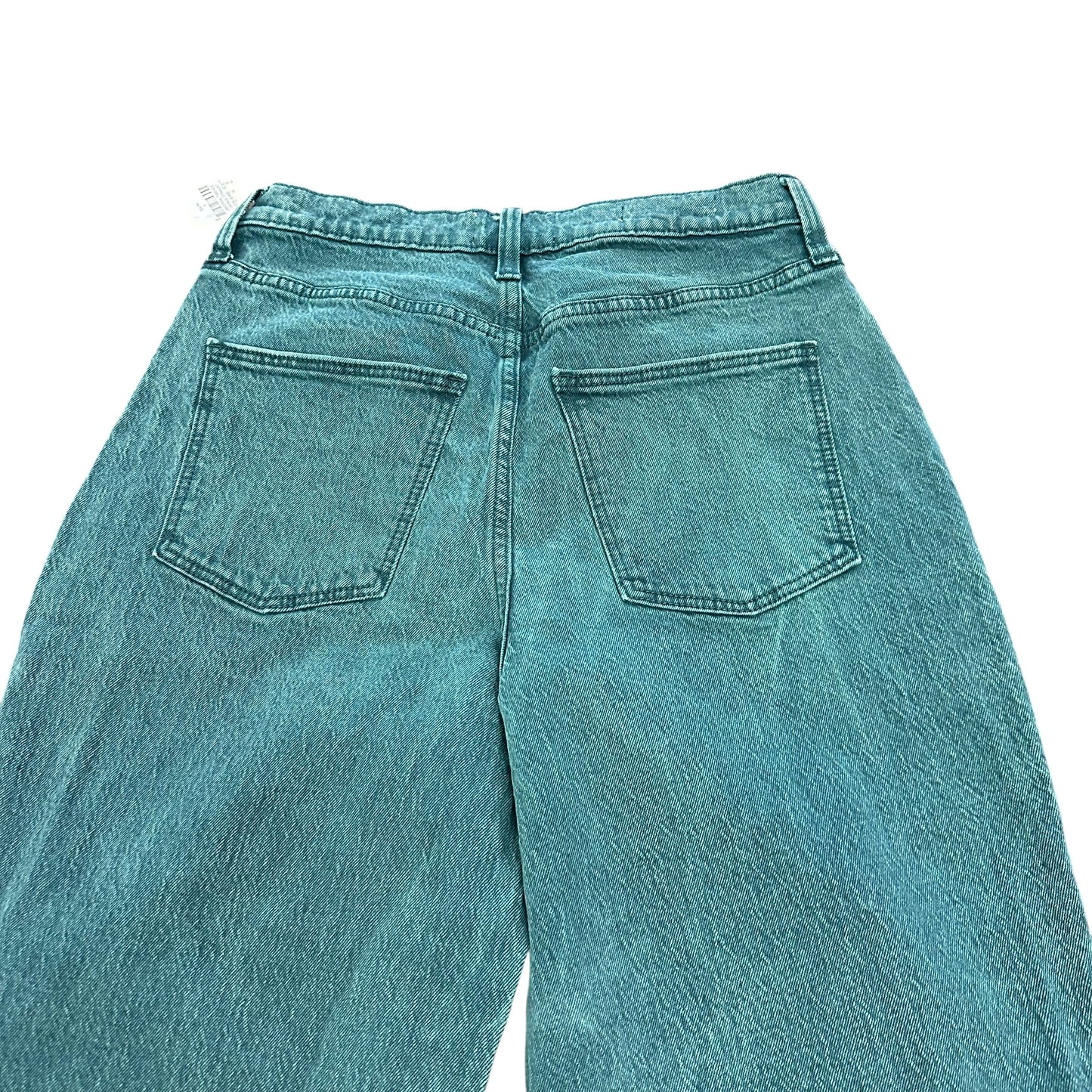 UNIVERSAL THREADS GREEN VINTAGE STRAIGHT JEANS Sz 0/25