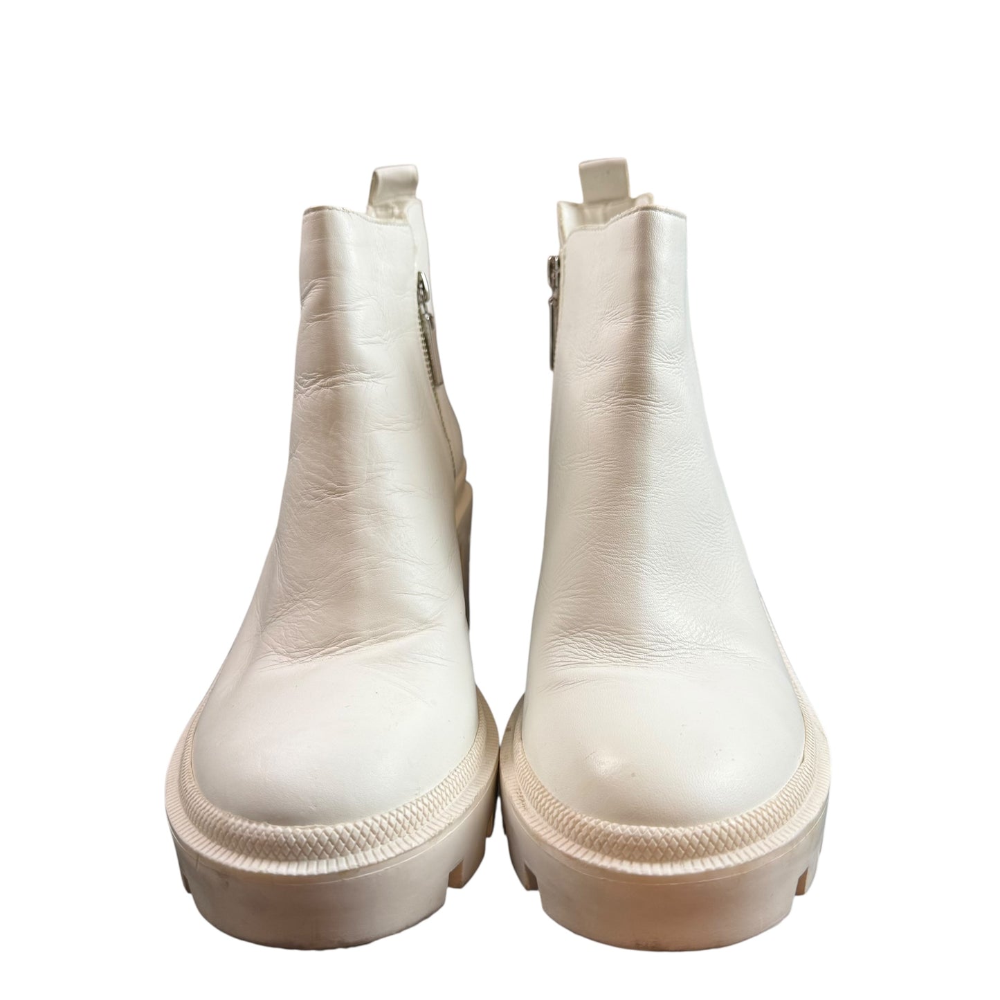 GIANNI BINI SOLUTION STYLE CHUNKY LUG SOLE BOOTIES 220 SZ 8.5