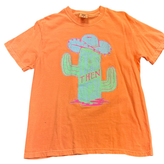 COMFORT COLORS FIESTA THEN SIESTA ORANGE TSHIRT 100 MEDIUM