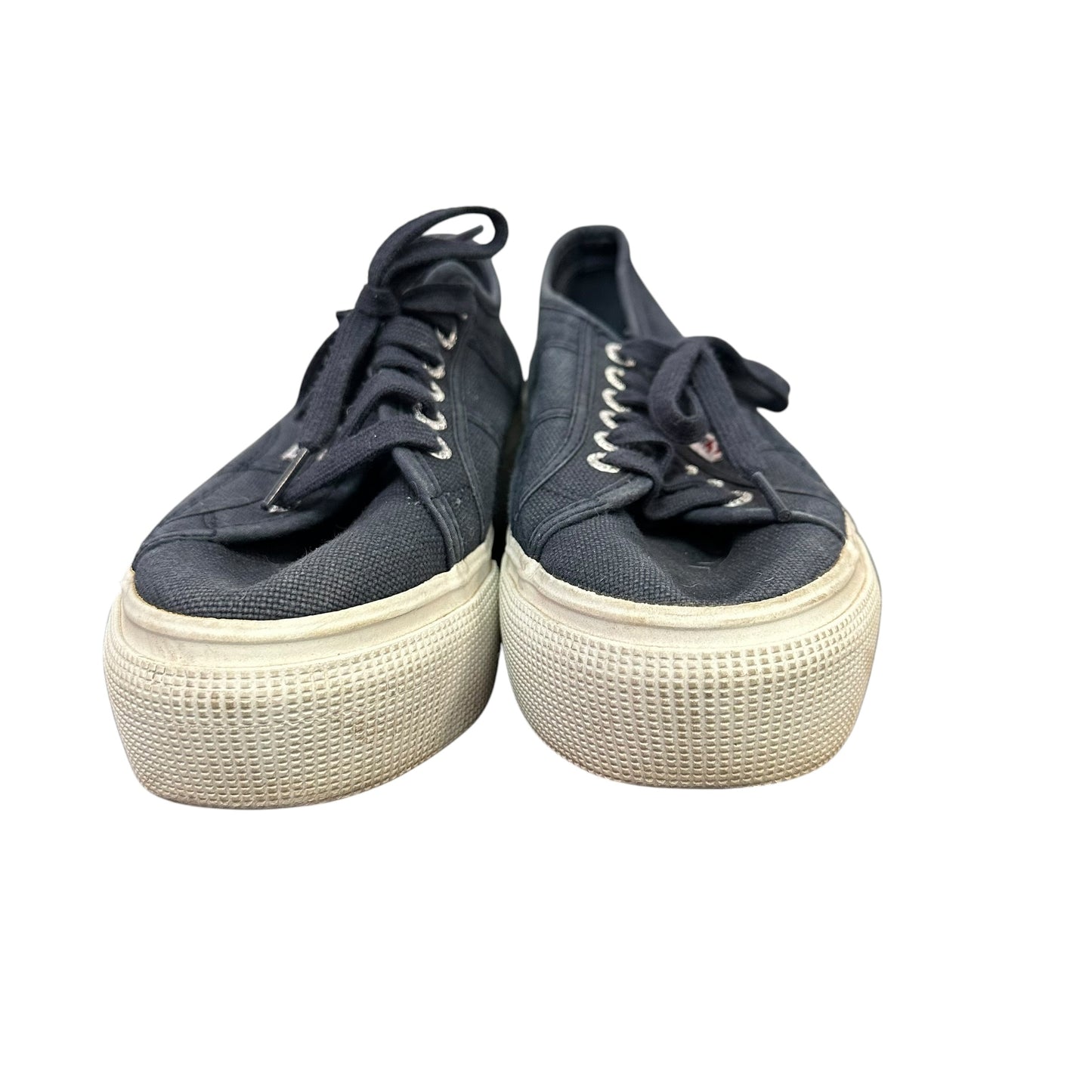 SUPERGA NAVY CANVAS SNEAKERS SZ 8