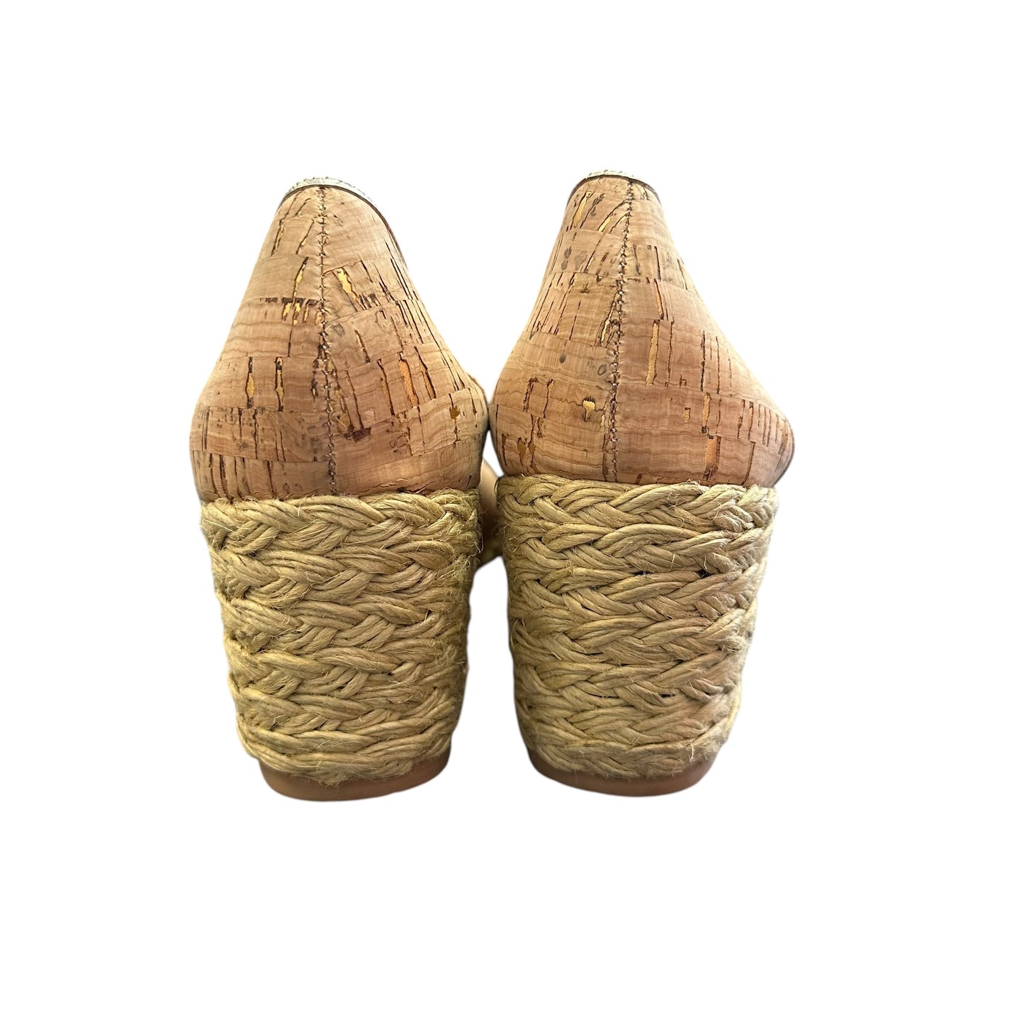 DONALD J PLINER CORRA CORK ESPADRILLE WEDGE SANDALS 276 SZ 9.5