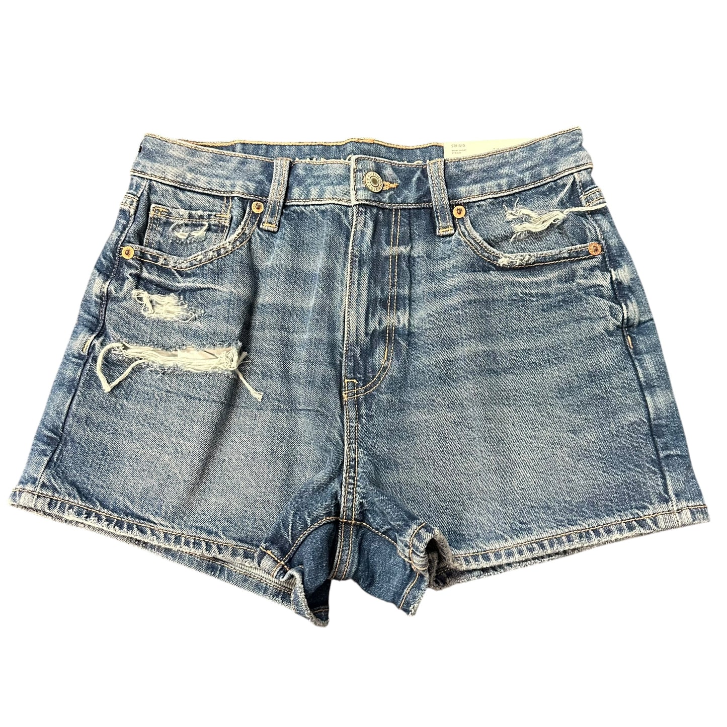 AMERICAN EAGLE MOM SHORT DENIM SHORTS HIGH RISE 233 SZ 2/26