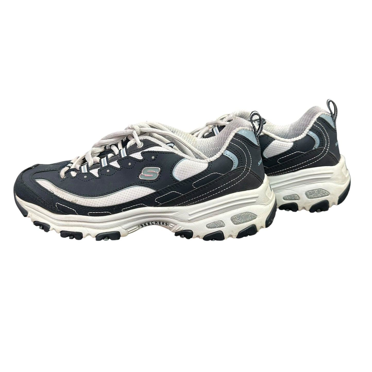 SKETCHERS NAVY SNEAKERS 227 SZ 10