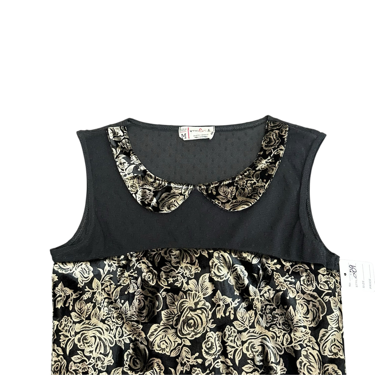 ONE & ONLY URBAN OUTFITTERS FLORAL VELOUR DRESS 289 MEDIUM