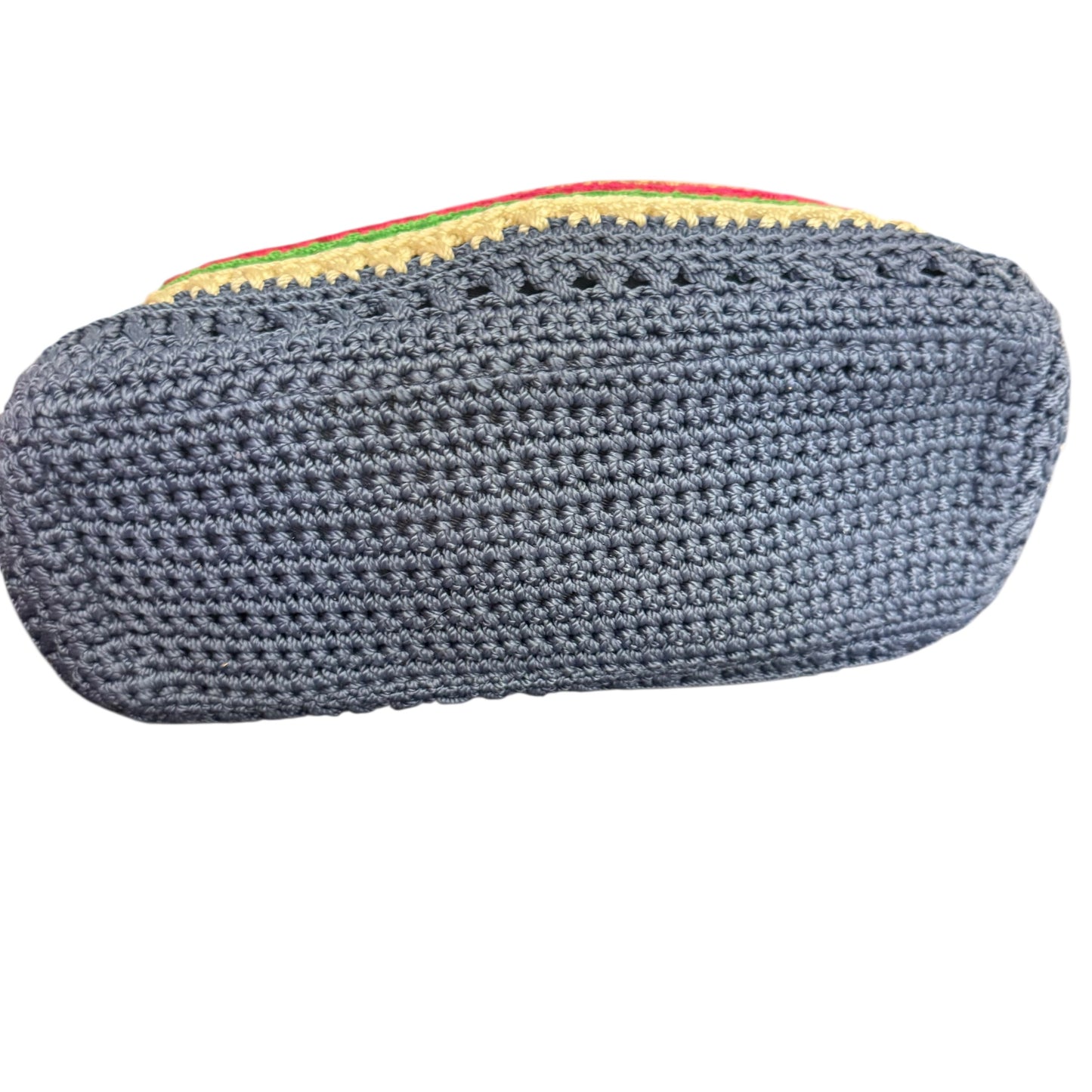 THE SAK RAINBOW STRIPE CROCHET SMALL HOBO SHOULDER BAG 258 OS