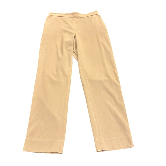 BANANA REPUBLIC HIGH RISE WIDE LEG DRESS TROUSERS TAN 38 SZ 6