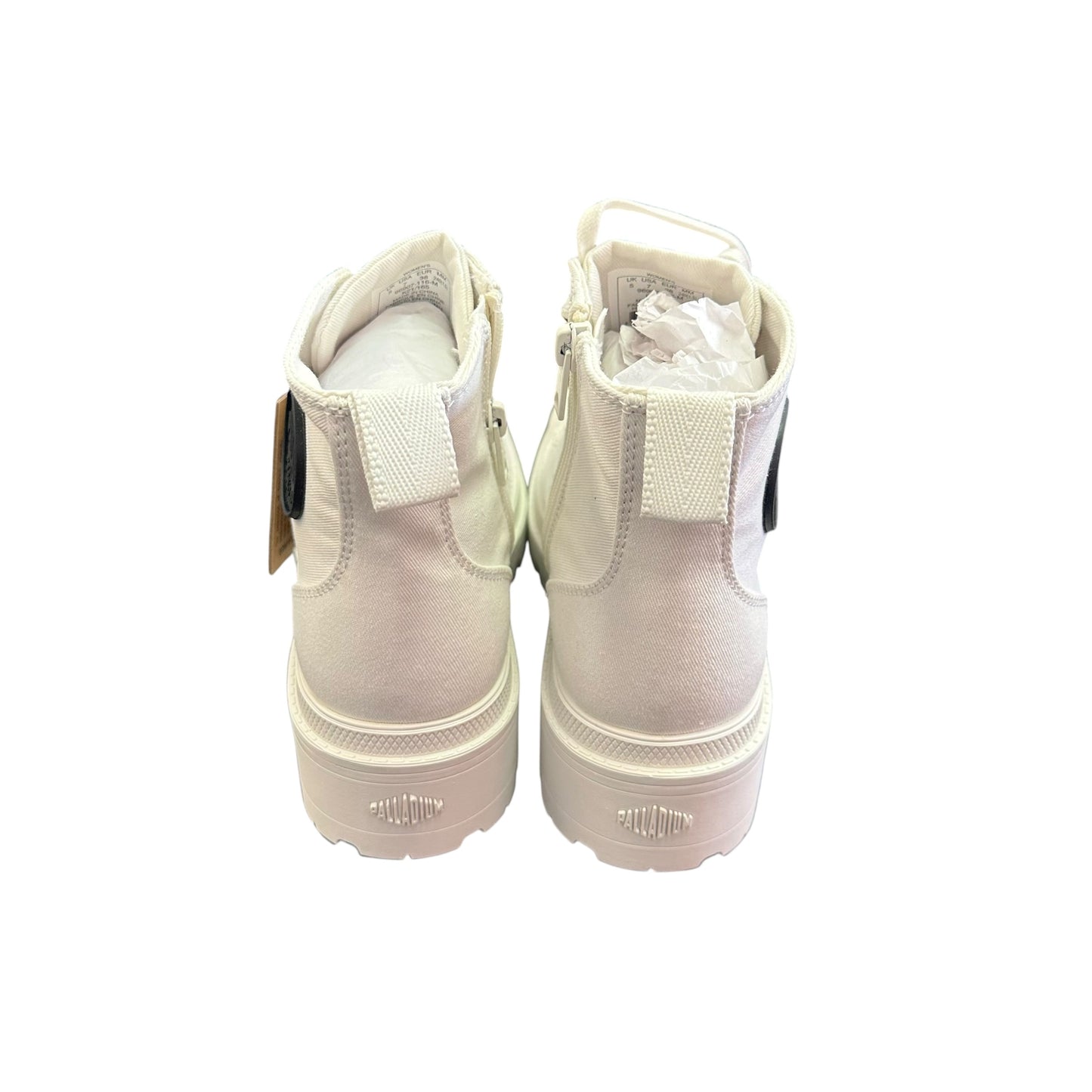 PALLADIUM PALLABASE TWILL BOOTS STAR WHITE 43 SZ 7