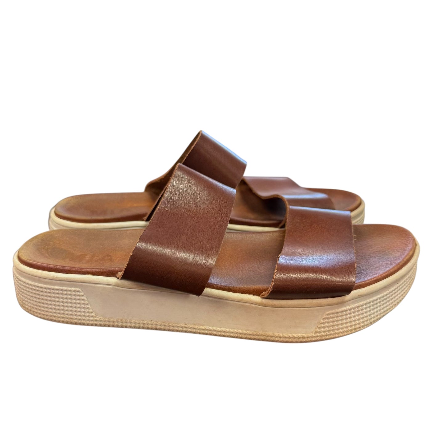 MIA SAIGE SANDAL IN COGNAC 100 SZ 7