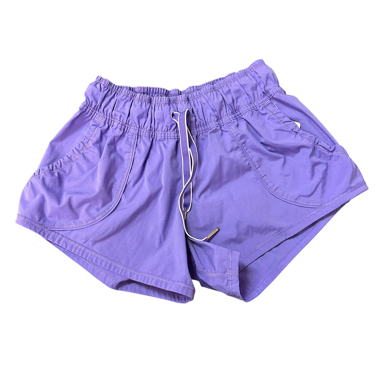 LULULEMON WORK IT OUT SHORTS PURPLE 122 SZ 4