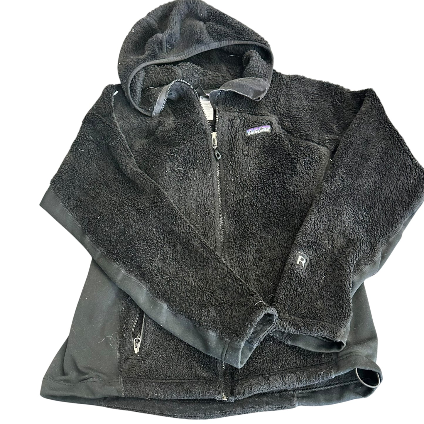 PATAGONIA BLACK FULL ZIP JACKET 143 LARGE
