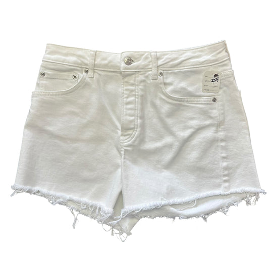 ANTONIO MELANI WHITE DENIM CUTOFF DENIM SHORTS 254 SZ 6