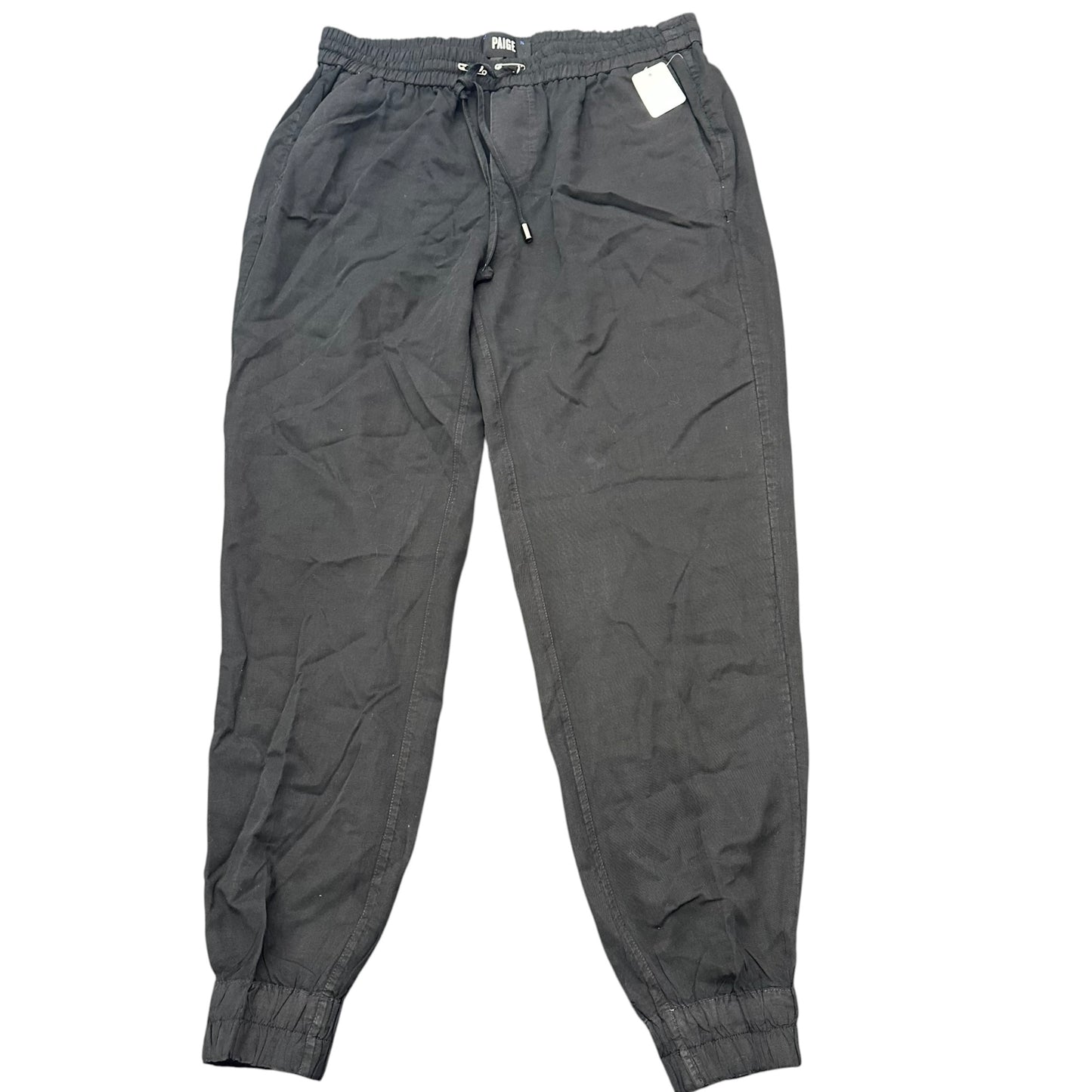 PAIGE BLACK JOGGER TROUSERS 255 MEDIUM