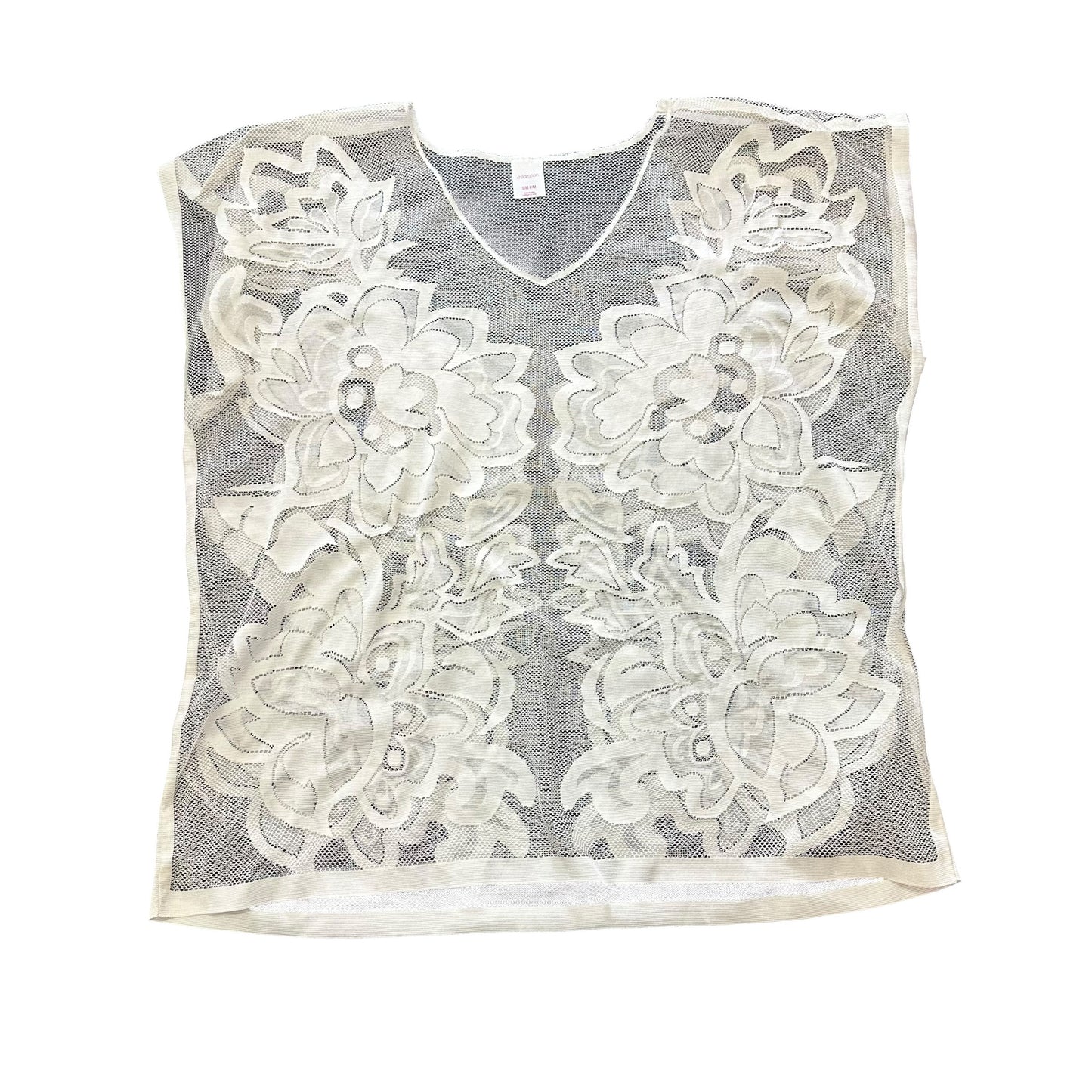 XHILARATION BEIGE SWIMSUIT COVER UP 158 S/M