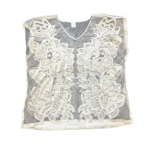 XHILARATION BEIGE SWIMSUIT COVER UP 158 S/M