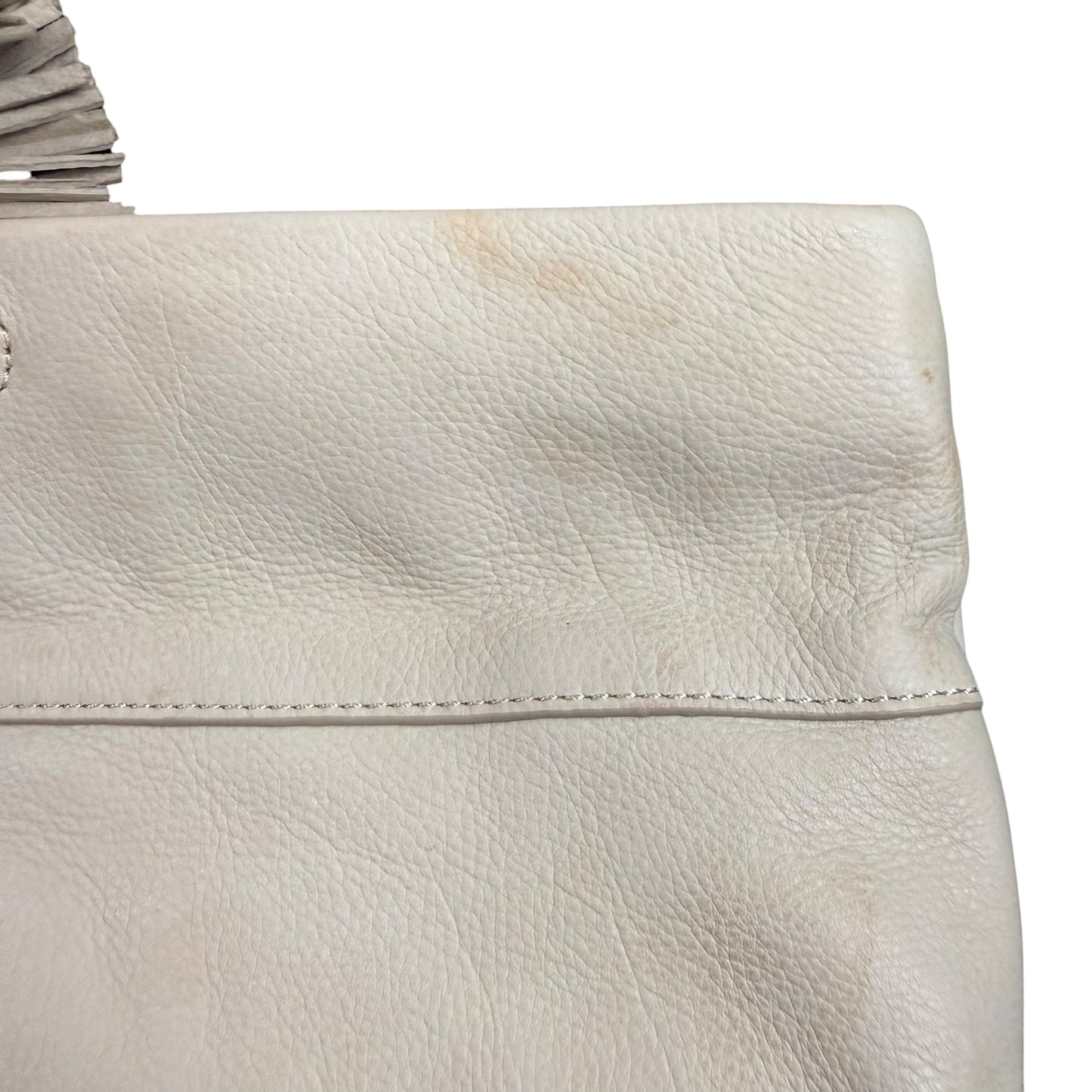INDIA HICKS STONE TASSEL LEATHER CLUTCH 249