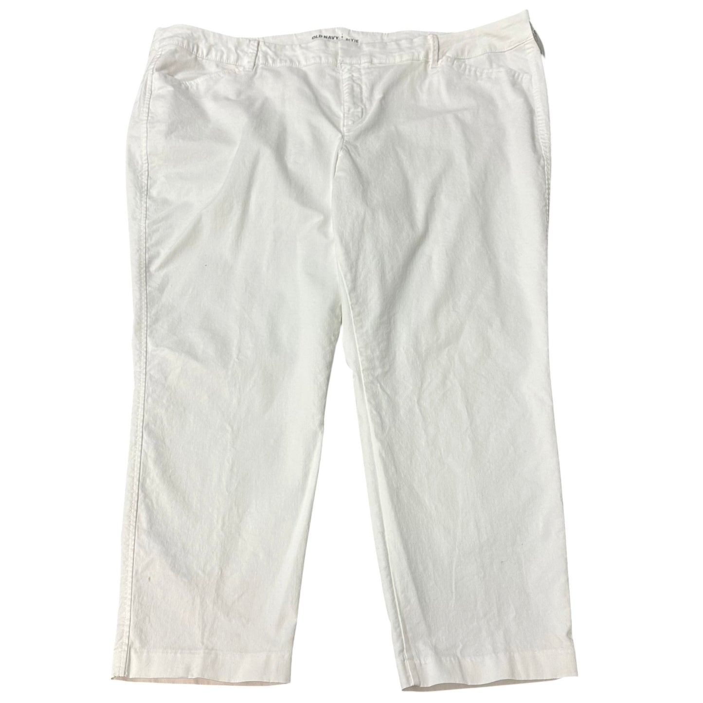 OLD NAVY WHITE PIXIE PANTS 270 SZ 20 PETITE
