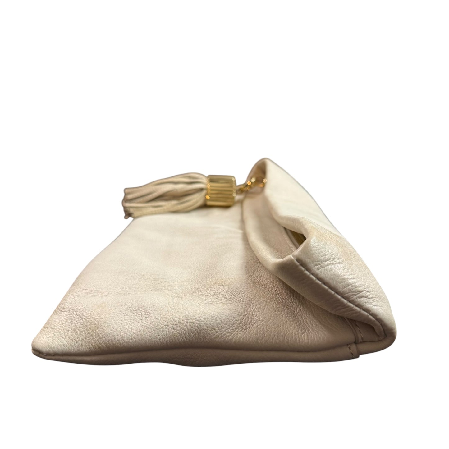INDIA HICKS STONE TASSEL LEATHER CLUTCH 249