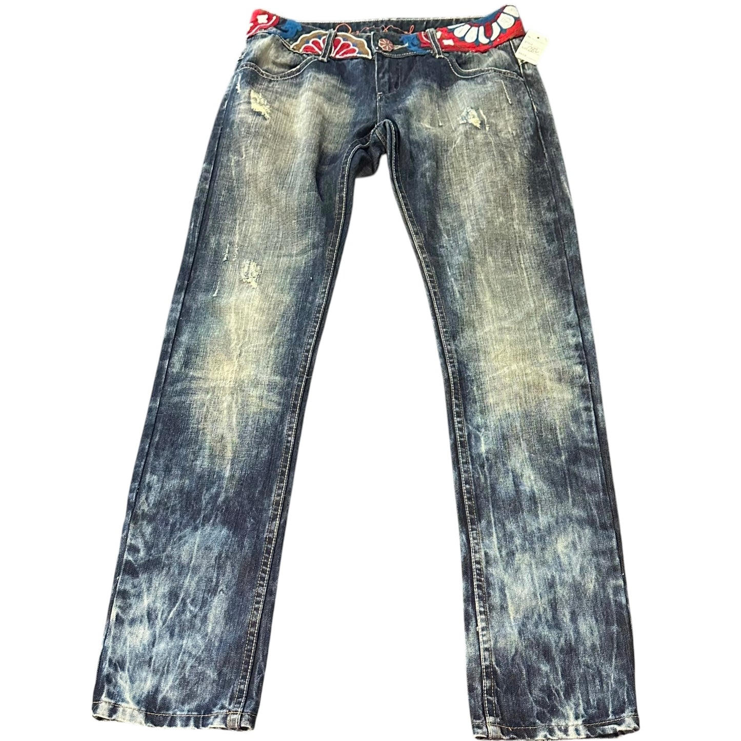 DESIGUAL LOW RISE DENIN BLUE JEANS 272 SZ 6