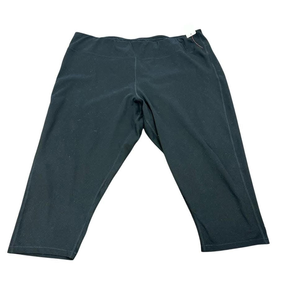 JMS ACTIVE BLACK ATHLETIC LEGGINGS 85 3X