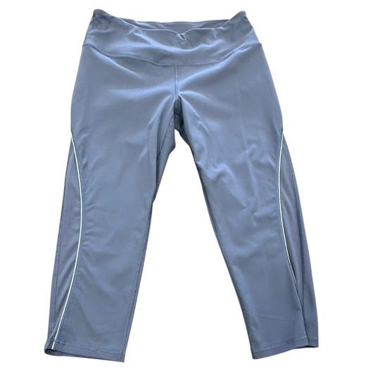 VICTORIA SPORT PURPLE CAPRI ATHLETIC LEGGINGS 233 LARGE