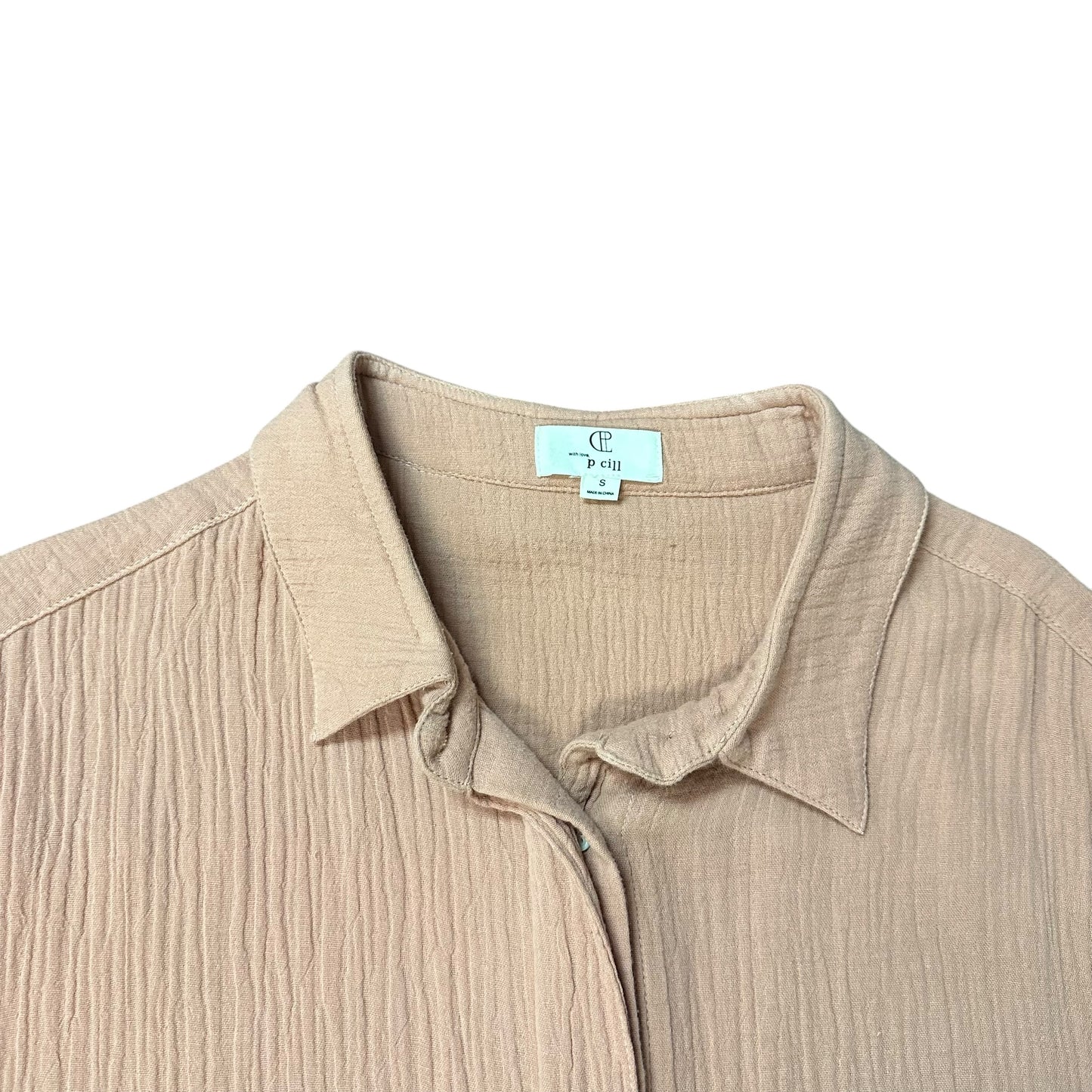 P CILL TERRACOTTA GAUZE ROMPER NWOT COTTON 100 SMALL
