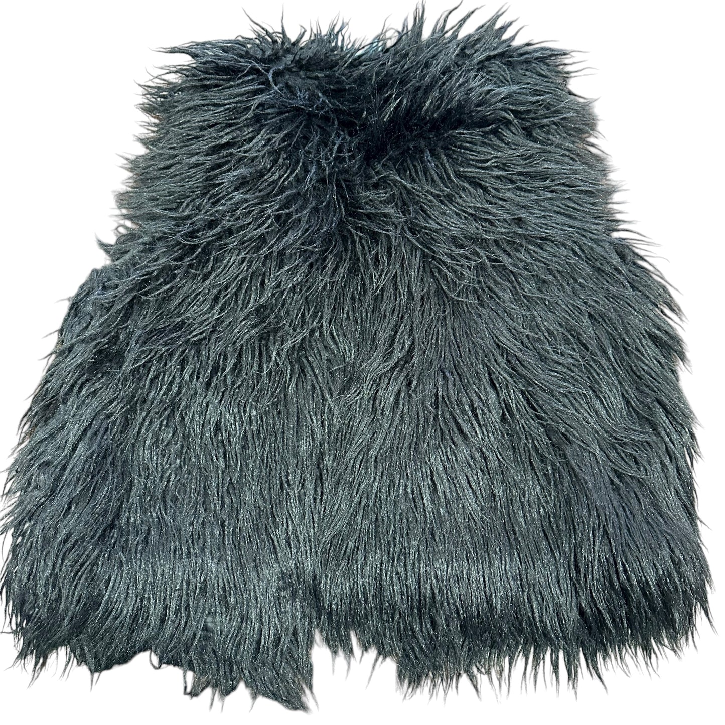 SANS SOUCI BLACK FAUX FUR VEST HOOK EYE 100 LARGE