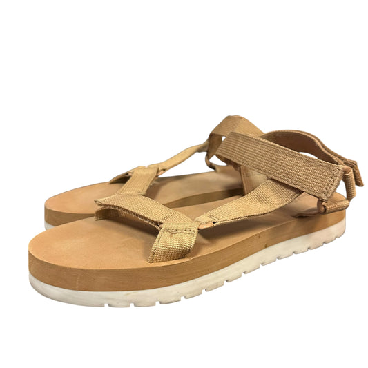 UNIVERSAL THREADS BROWN CASUAL SANDALS 279 SZ 10