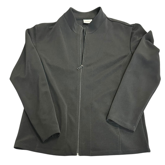 CHICOS FULL ZIP BLACK JACKET 250 XL