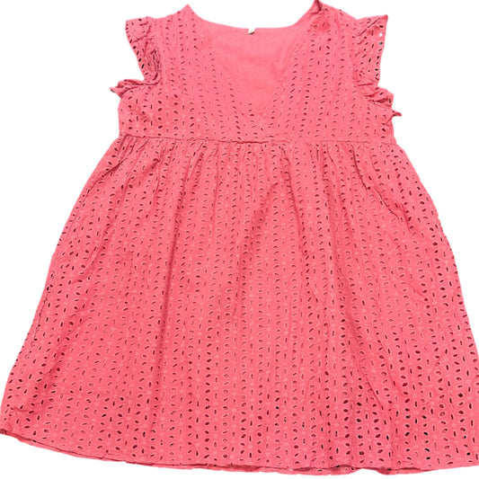 PINK EYELET BABYDOLL DRESS 41 XL