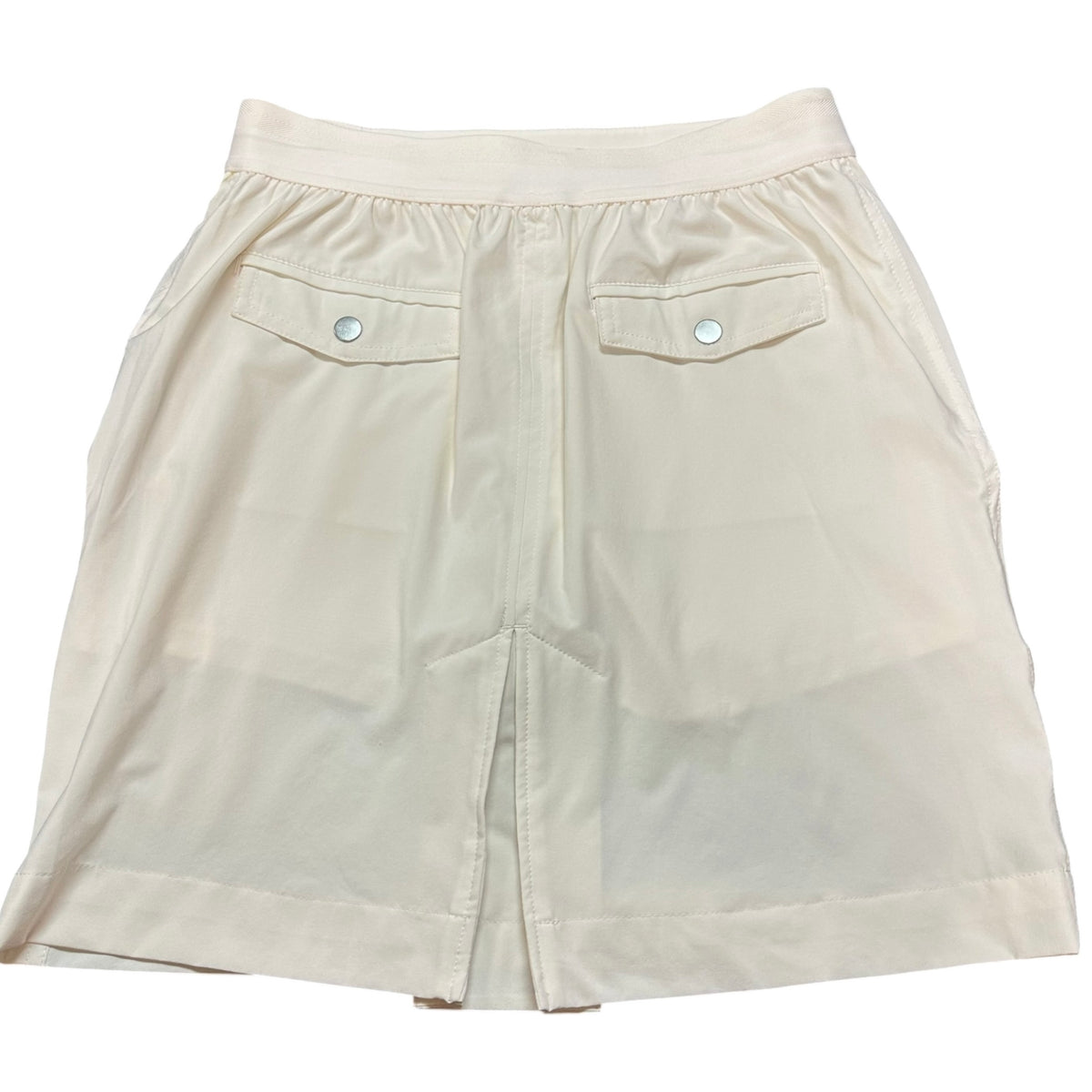 ATHLETA BEIGE SKORT POCKETS HIGH WAISTED 100 SZ 6