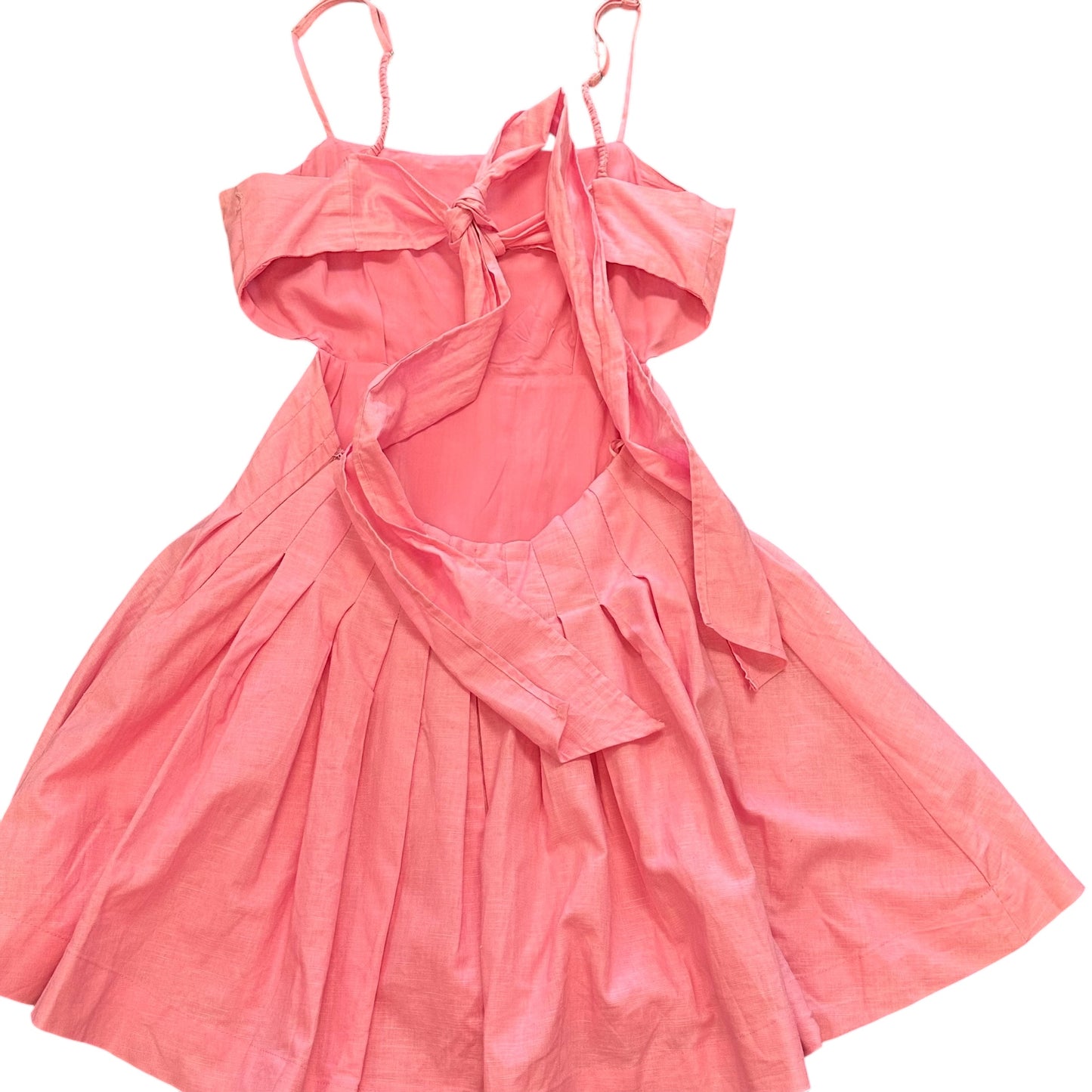 MABLE PINK DRESS TIE BACK 158 SMALL