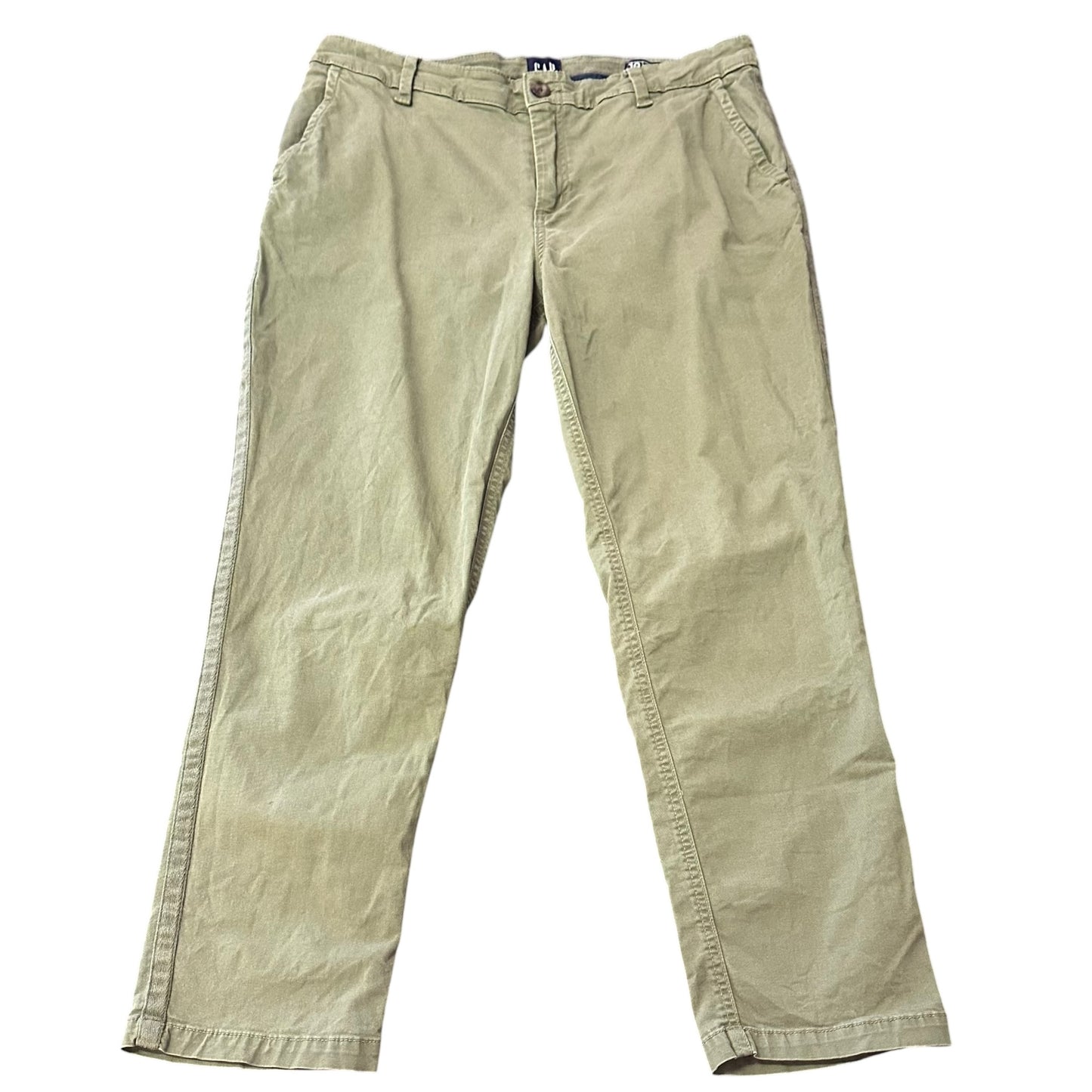 GAP RELAXED GIRLFRIEND GREEN TROUSERS 268 SZ 10