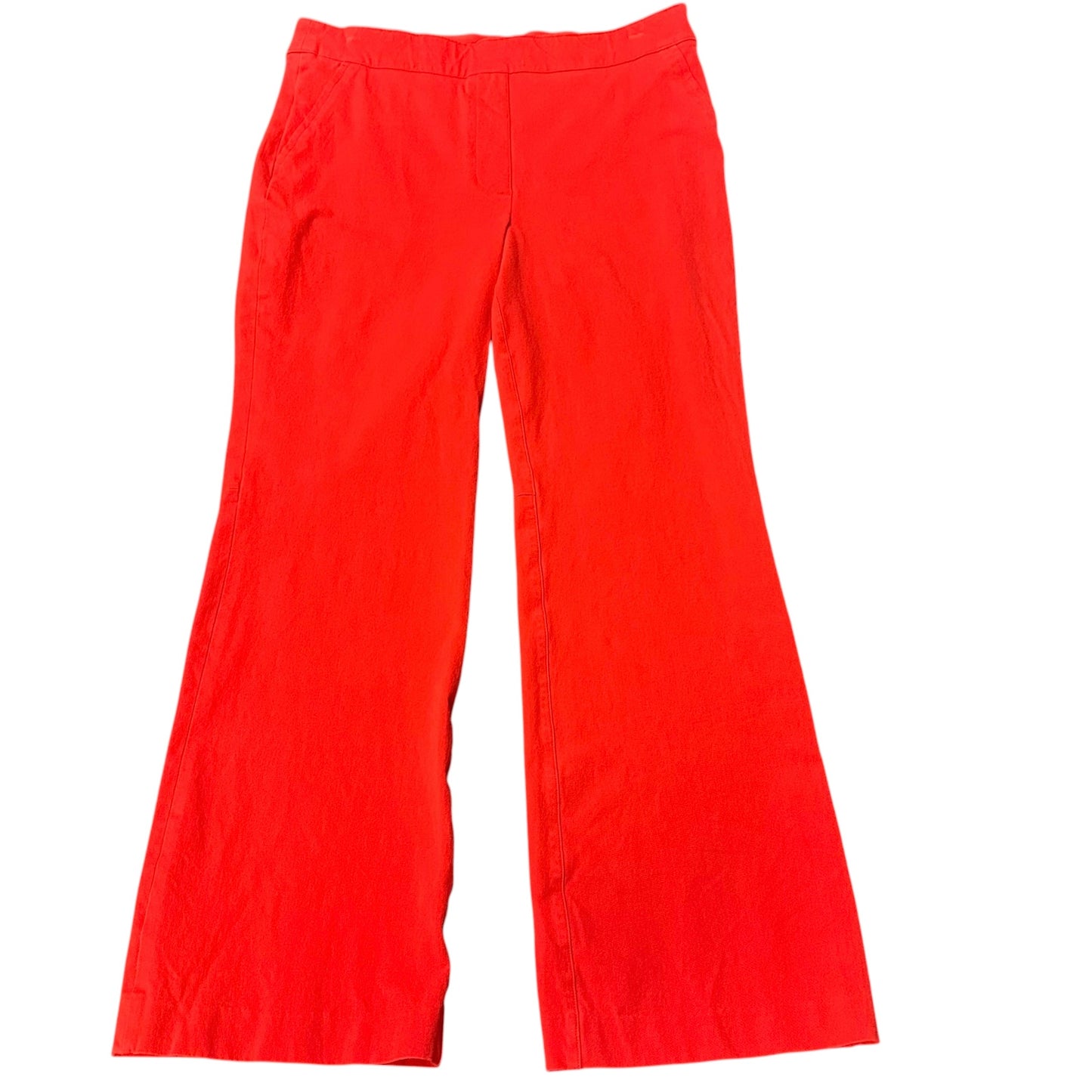 SPANX RED WIDE LEG PULL ON TROUSERS 100 MEDIUM