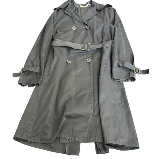 MAX STUDIO MILTARY TRENCH COAT BLACK 200 SMALL