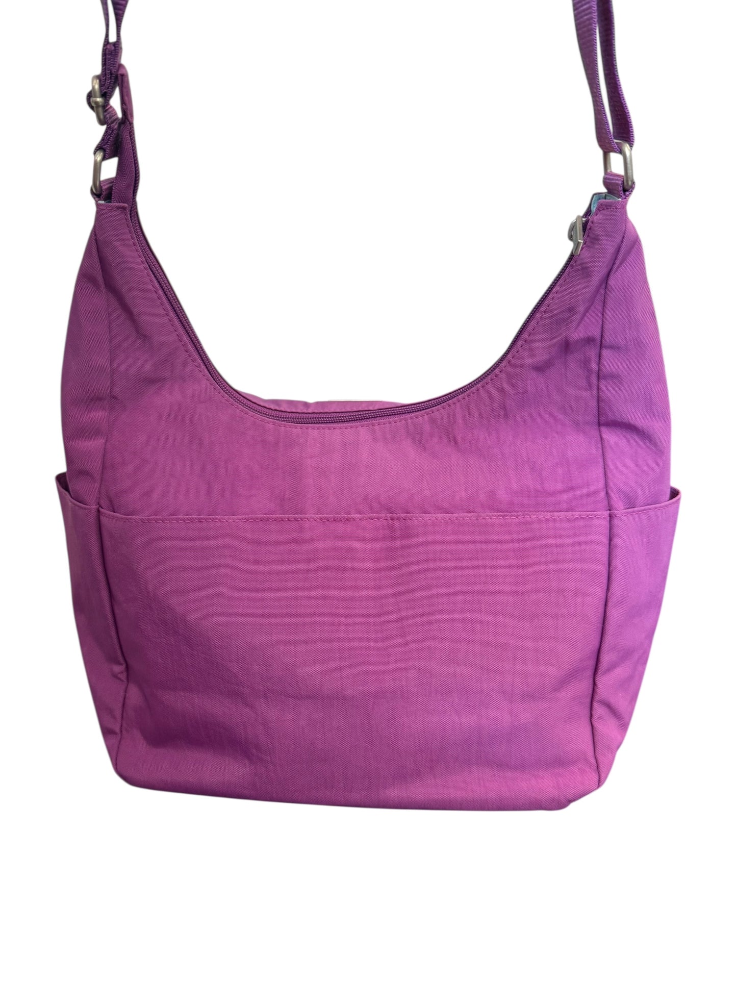BAGGALLINI SECURTEX ANTI THEFT CROSSBODY SLASH & CUT RESISTENT PURPLE 258 OS