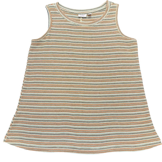 LOGO LAYERS KNIT STRIPED TANK TOP 285 LARGE
