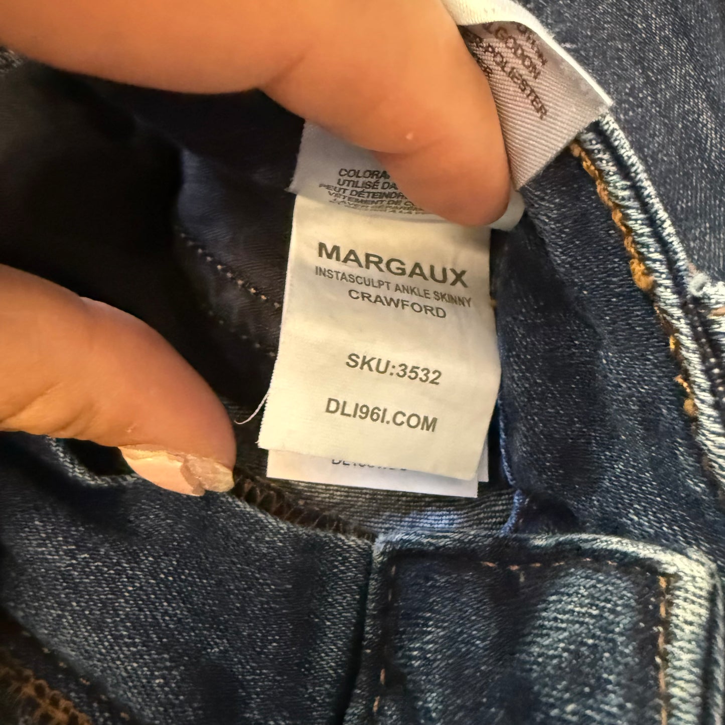 DL1961 MARGAUX INSTASCULPT ANKLE SKINNY 249 SZ 29