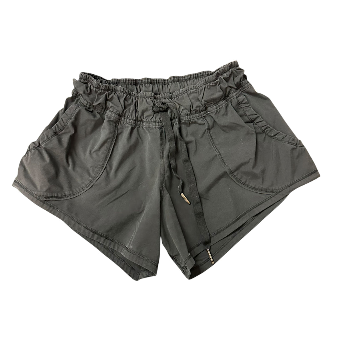 LULULEMON WORK IT OUT SHORTS BLACK 122 SZ 4