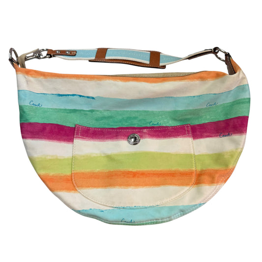 COACH VINTAGE HAMPTON WATERCOLOR SHOULDER BAG 261 OS